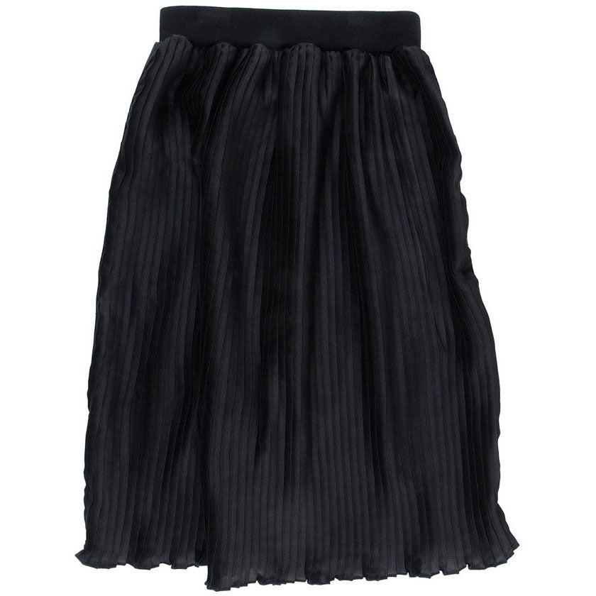 LOUD Black Terry Star Stripe Game Skirt