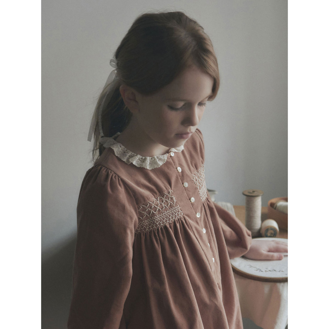 Louisiella Veronica Corduroy Dress