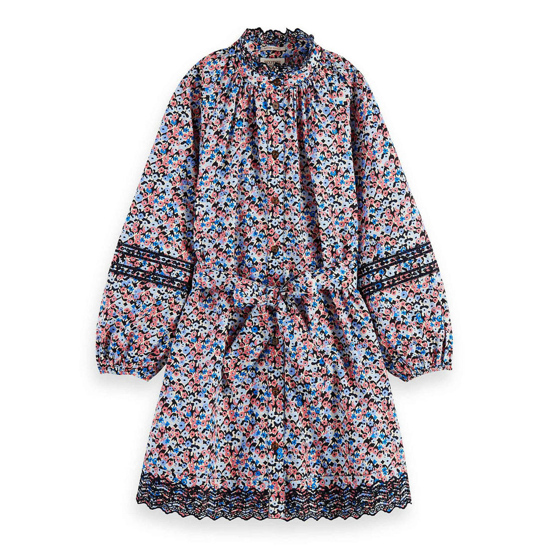 Scotch Shrunk Floral Allvoer Printed Mid Length Dress