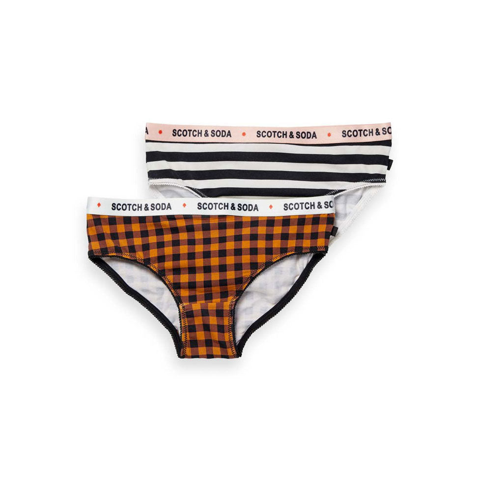 Scotch Shrunk Mustard Duo Jersey Briefs