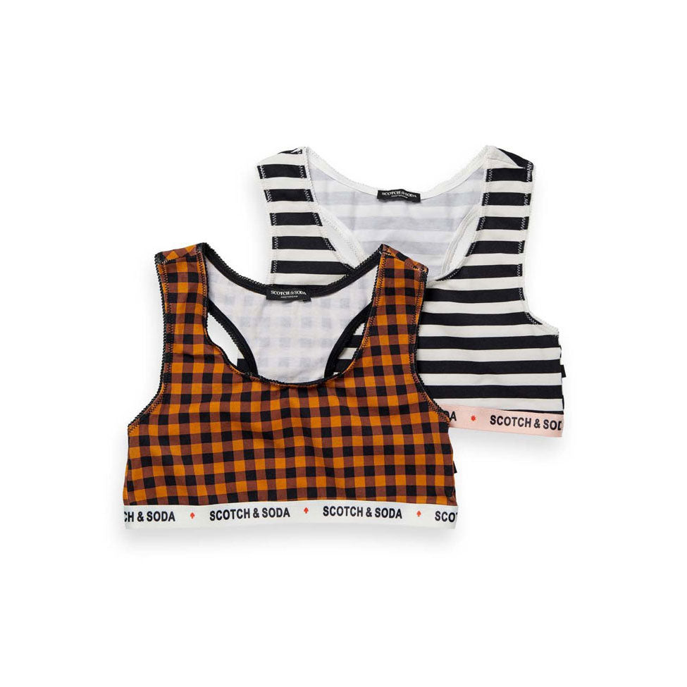 Scotch Shrunk Mustard Duo Jersey Tops