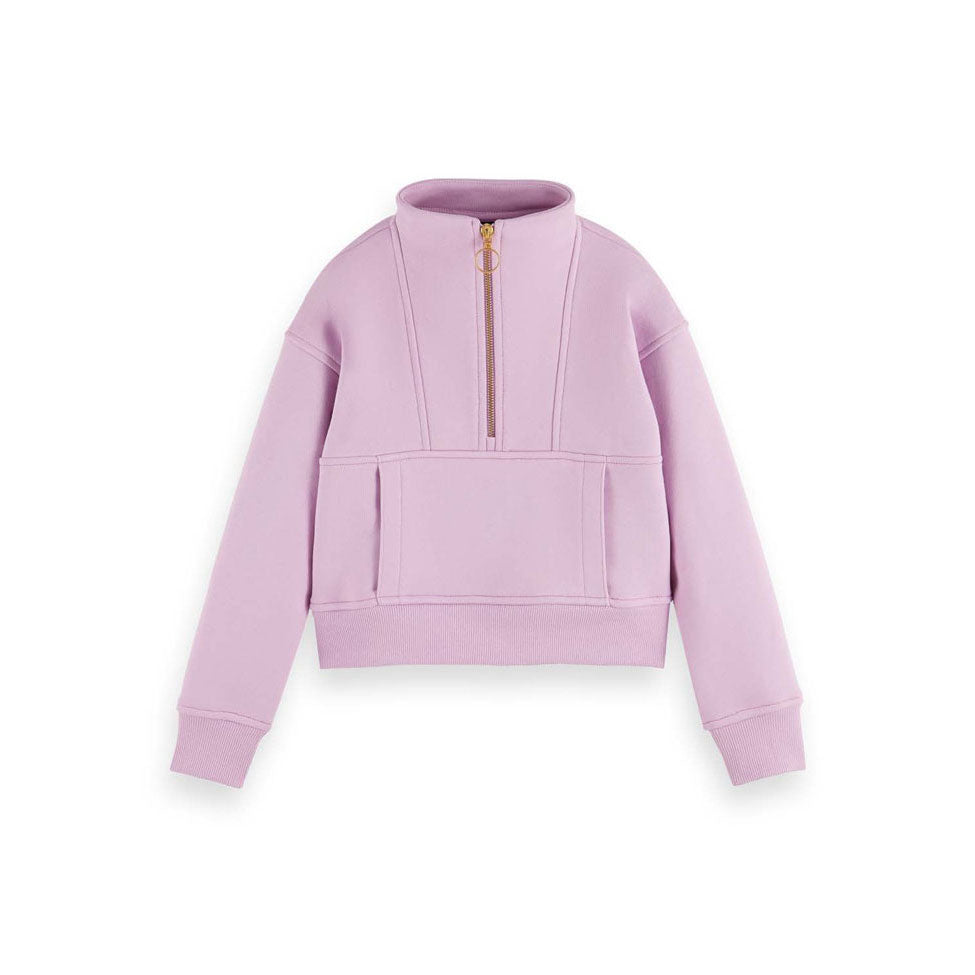 Scotch Shrunk Lavender Half-Zip Sweatshirt