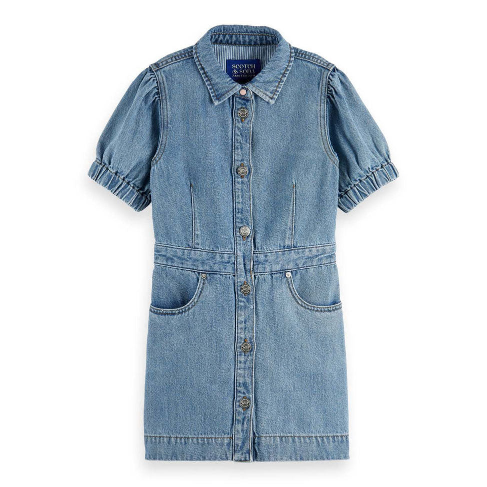 Scotch Shrunk Indigo Short Sleeve Denim Dress