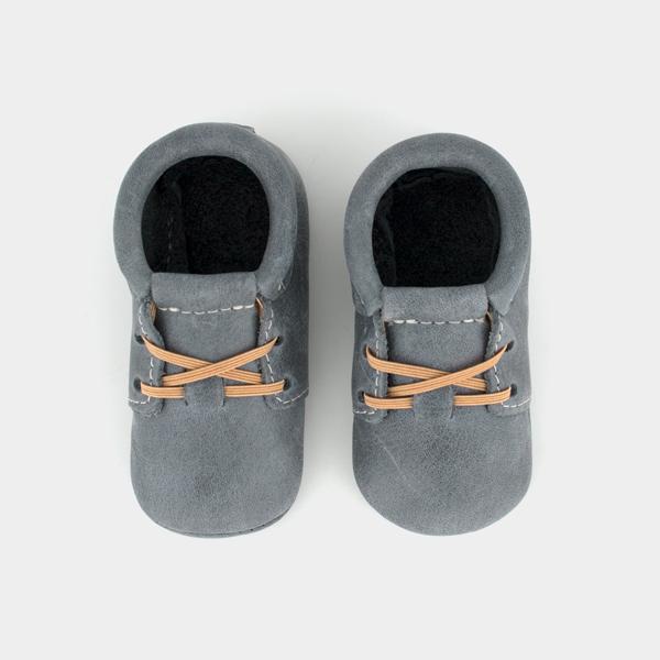 Freshly Picked Grey Oxford Moccasins
