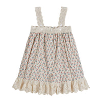 Little Cotton Clothes Calico Floral Greta Pinafore