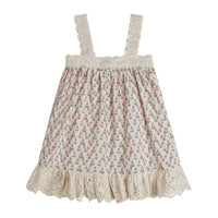 Little Cotton Clothes Calico Floral Greta Pinafore