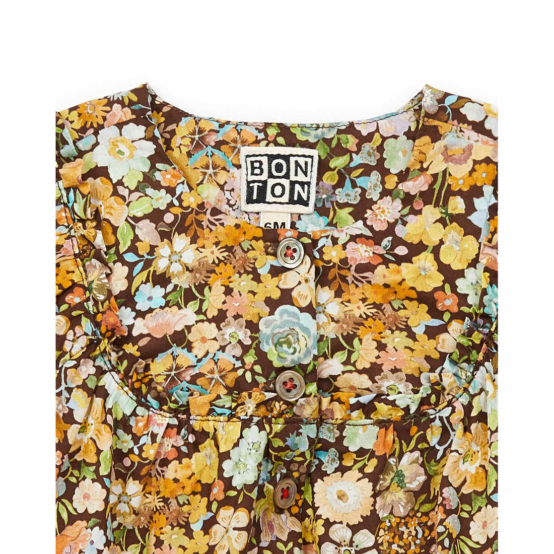 Bonton Liberty Marron Baby Blouse