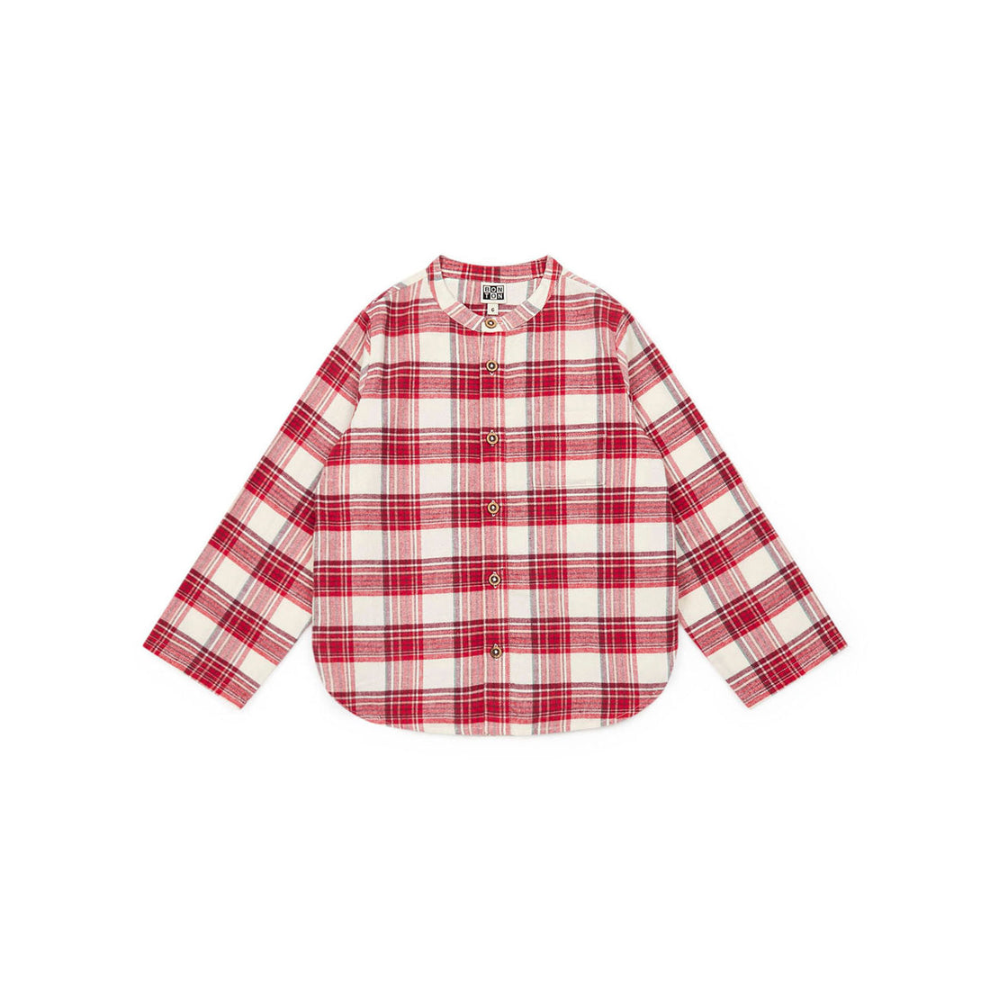 Bonton Red Plaid Tunic