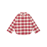 Bonton Red Plaid Tunic