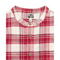 Bonton Red Plaid Tunic