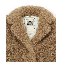 Bonton Teddy  Brown Boucle Coat