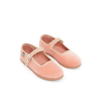 Bonton Neroli Velvet Trimmed Mary Janes