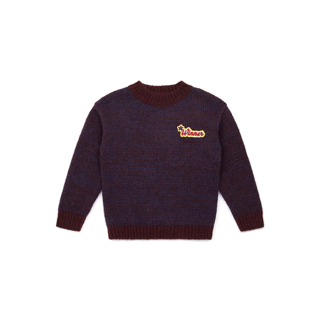 Bonton Bordeaux Knit Sweater