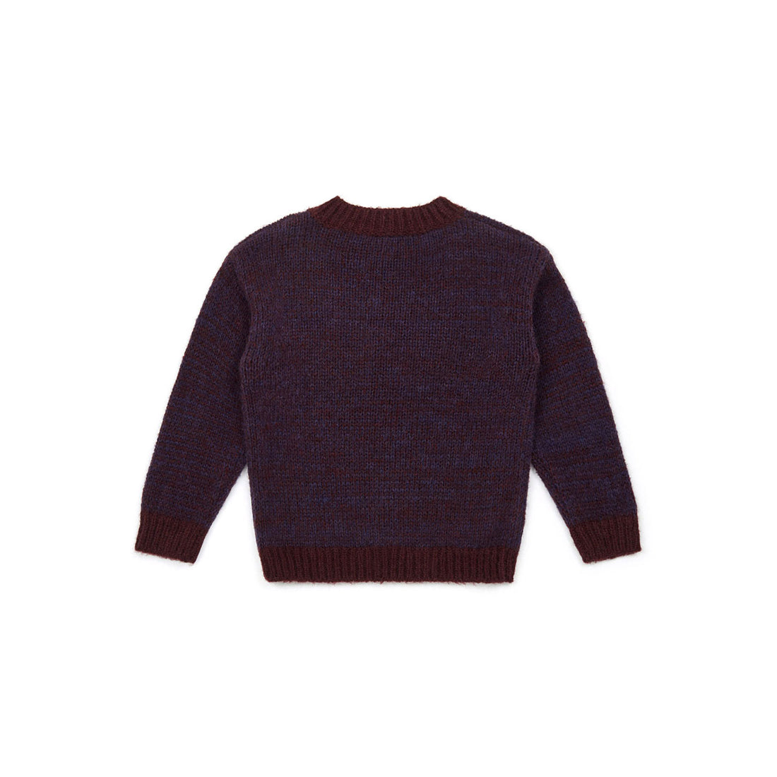 Bonton Bordeaux Knit Sweater