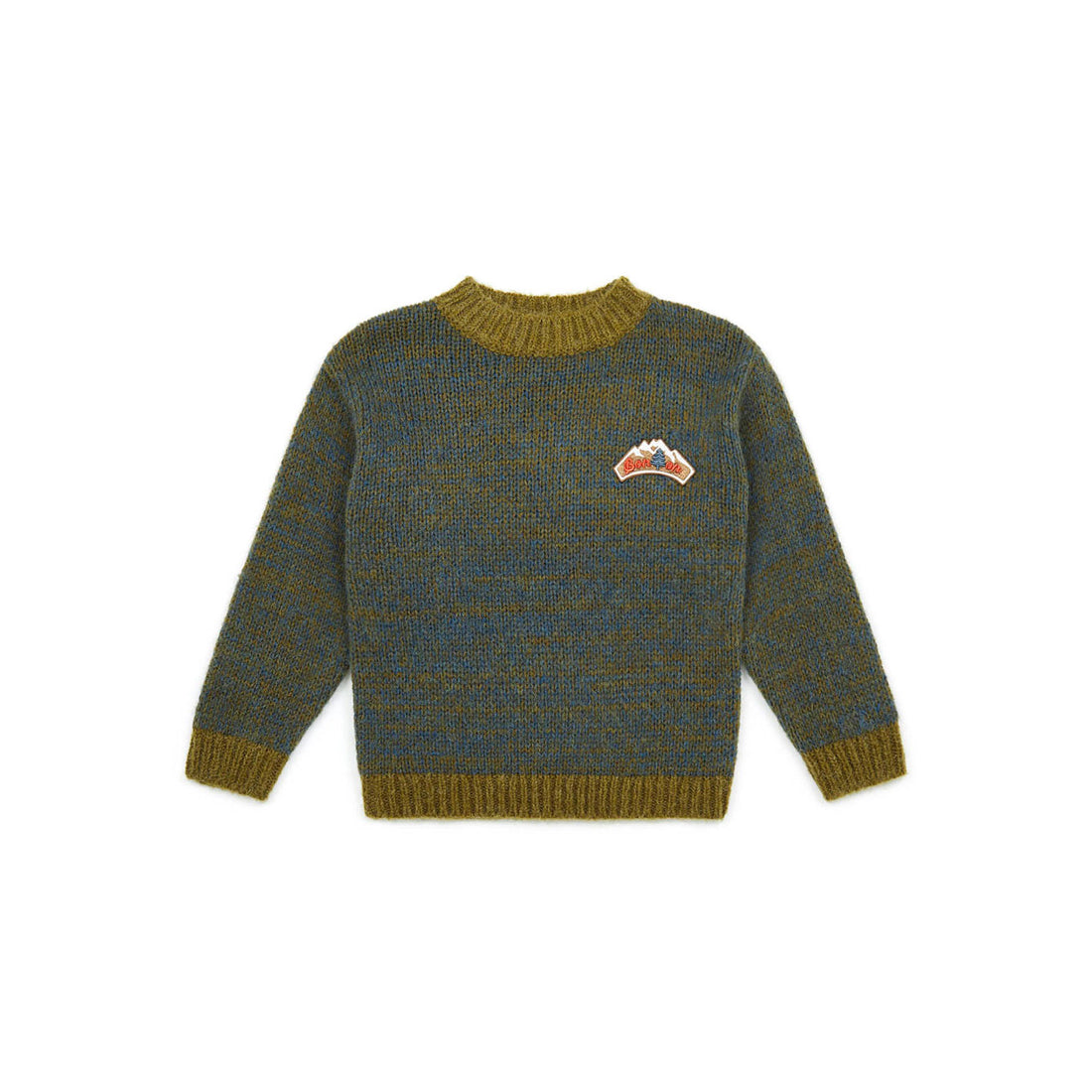 Bonton Khaki China Knit Sweater