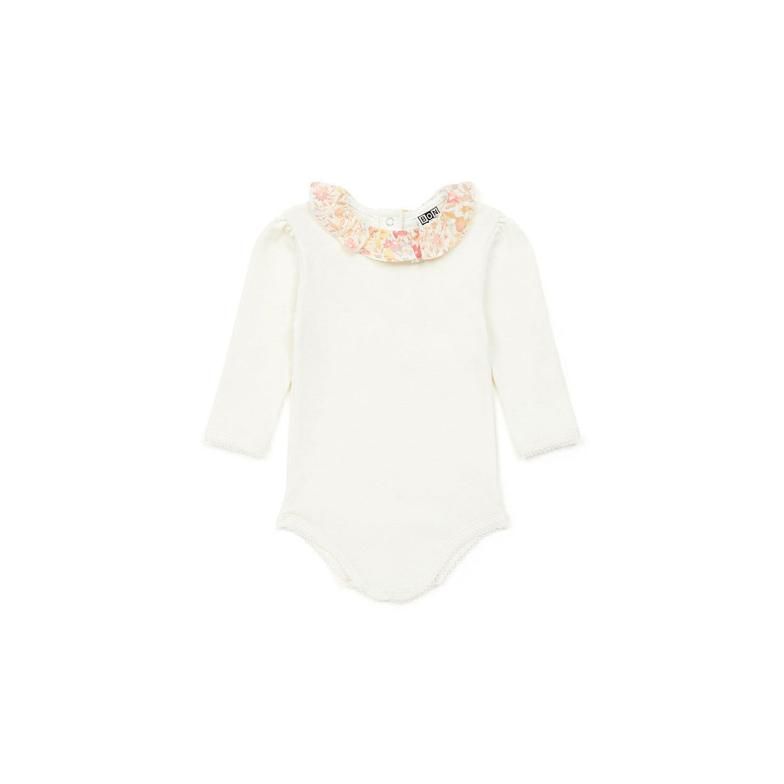 Bonton Liberty Ecru Collared Bodysuit