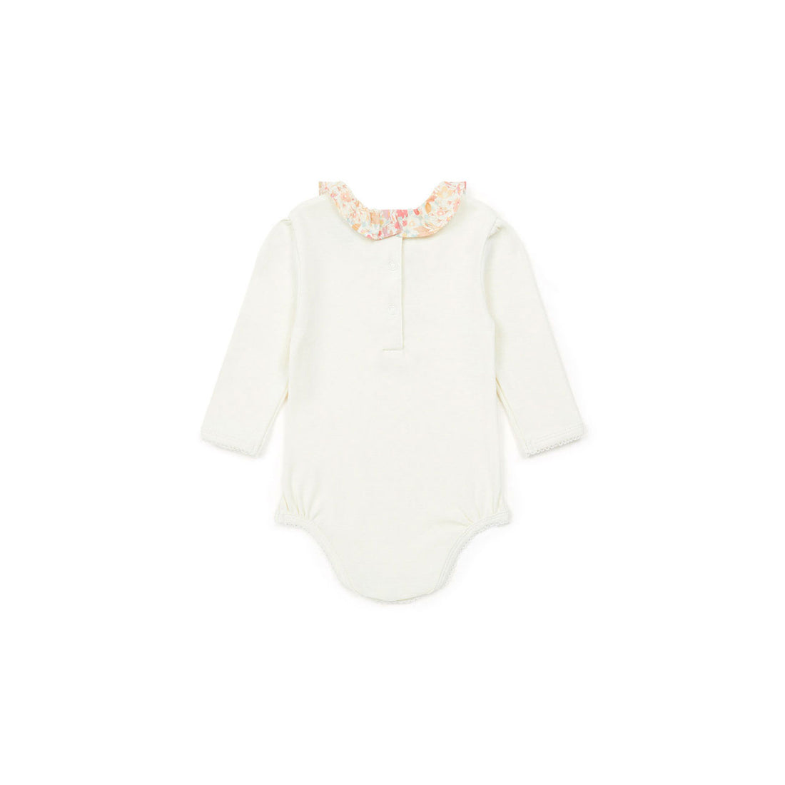 Bonton Liberty Ecru Collared Bodysuit
