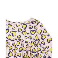 Bonton Leopard Rose Logo Dress