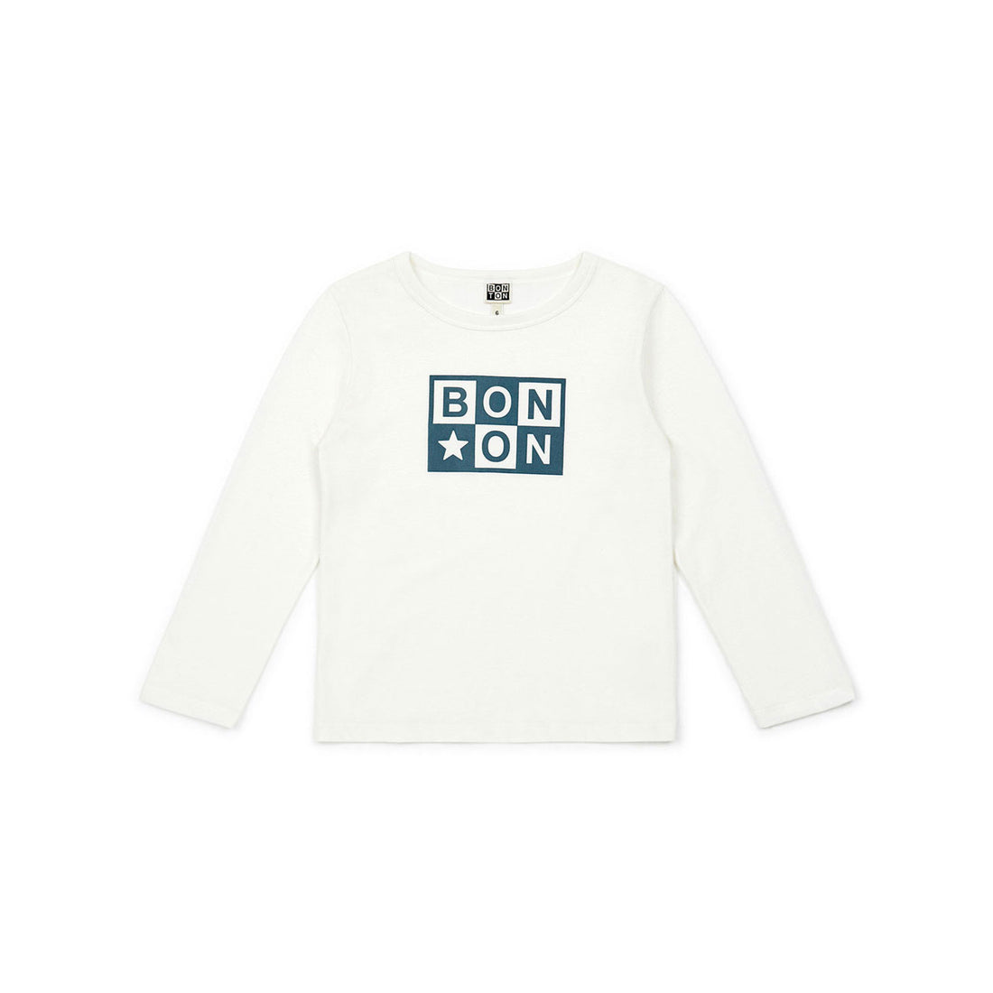 Bonton Cream Bonton  Logo Print Tee