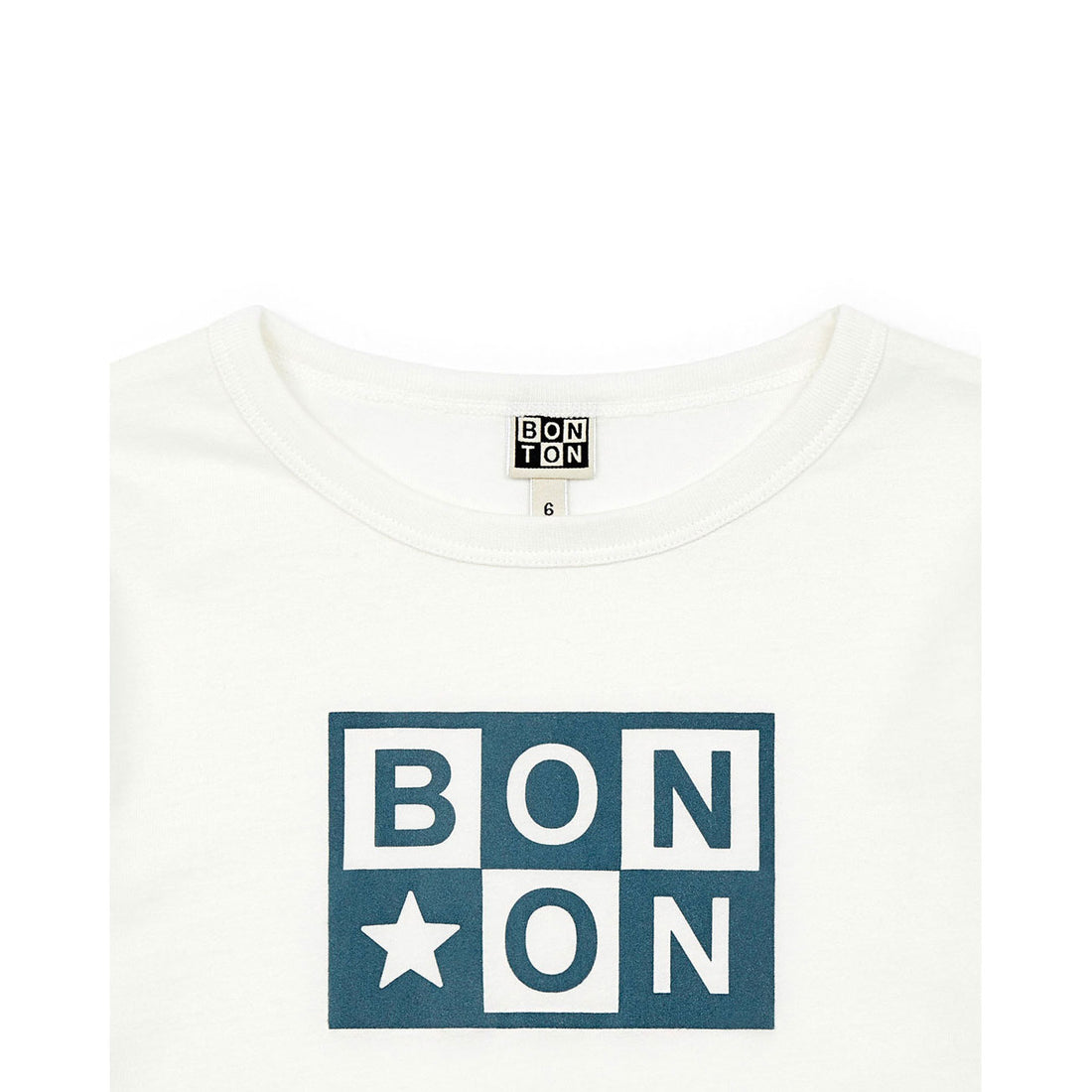 Bonton Cream Bonton  Logo Print Tee