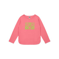 Bonton Bubble Pink Logo Print Tee