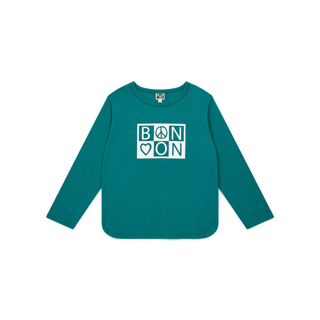 Bonton Green Logo Print Tee
