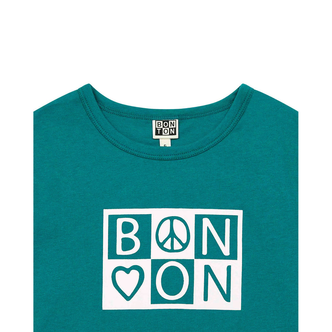 Bonton Green Logo Print Tee