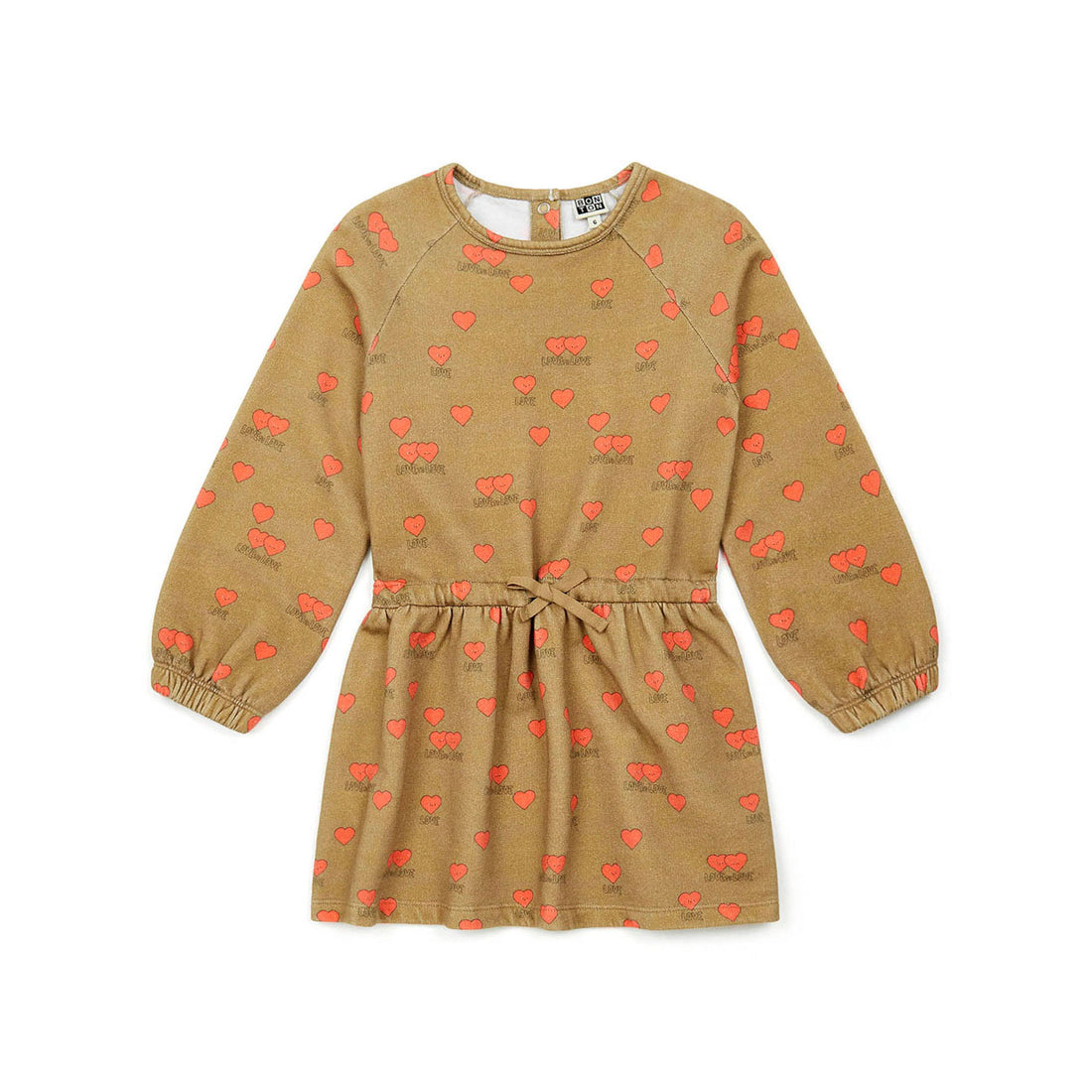 Bonton Love Print Sweat Dress