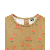 Bonton Love Print Sweat Dress