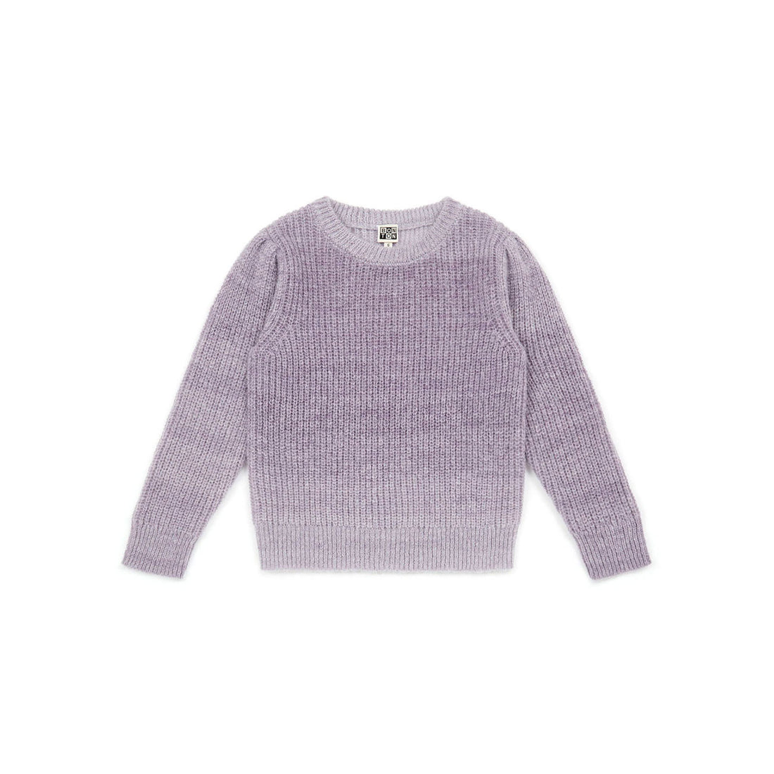 Bonton Mauve Ombre Knit Sweater