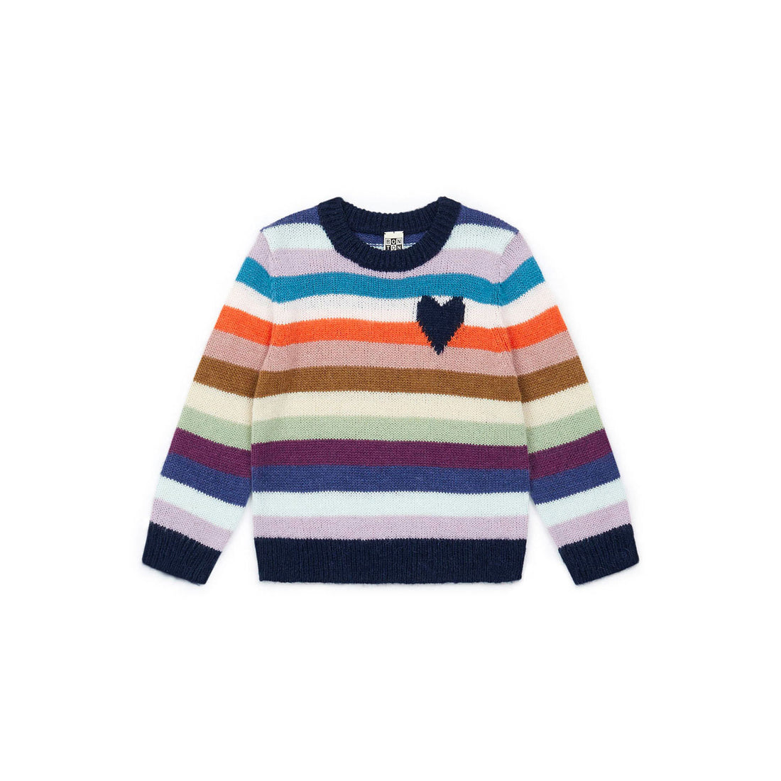 Bonton Raye Striped Sweater