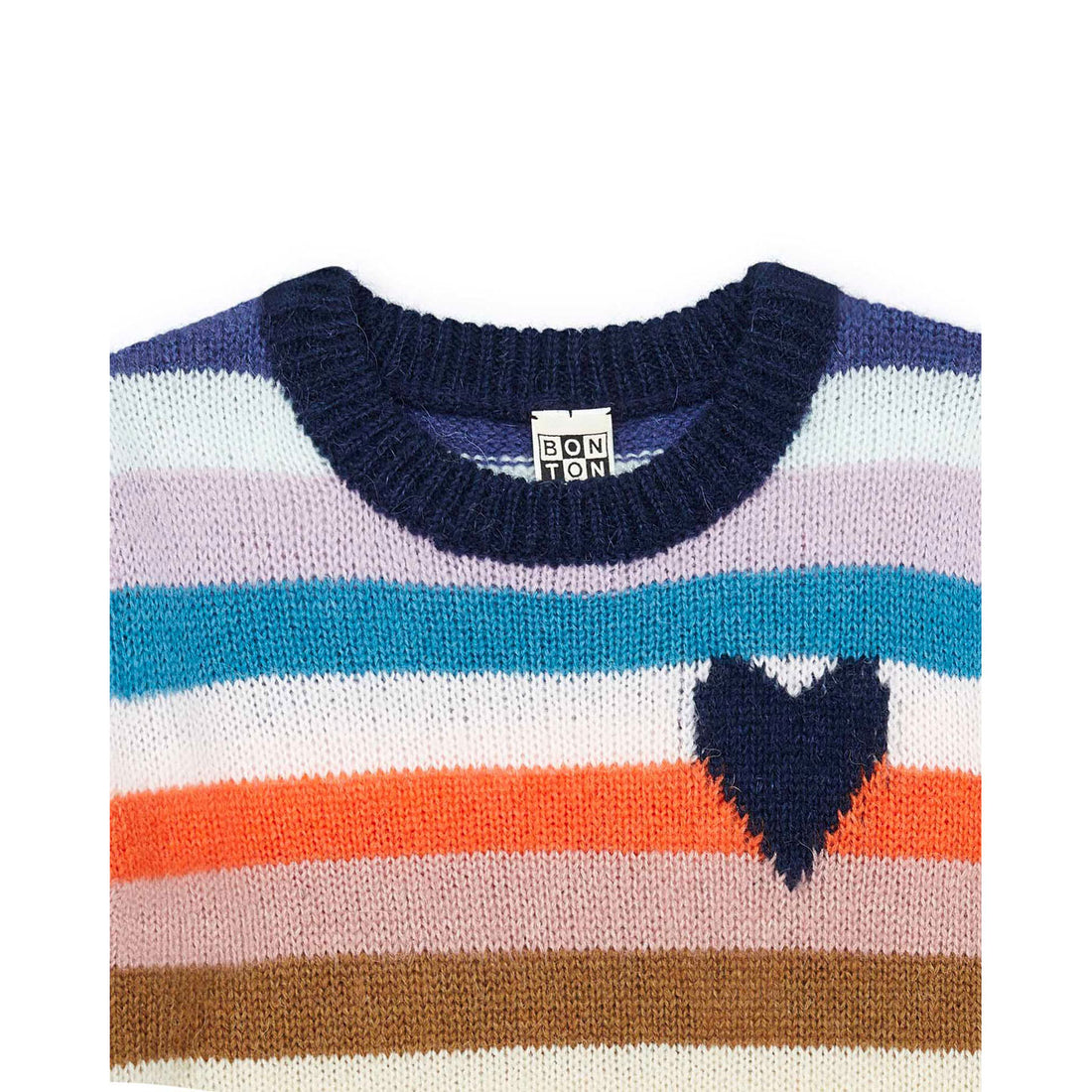 Bonton Raye Striped Sweater