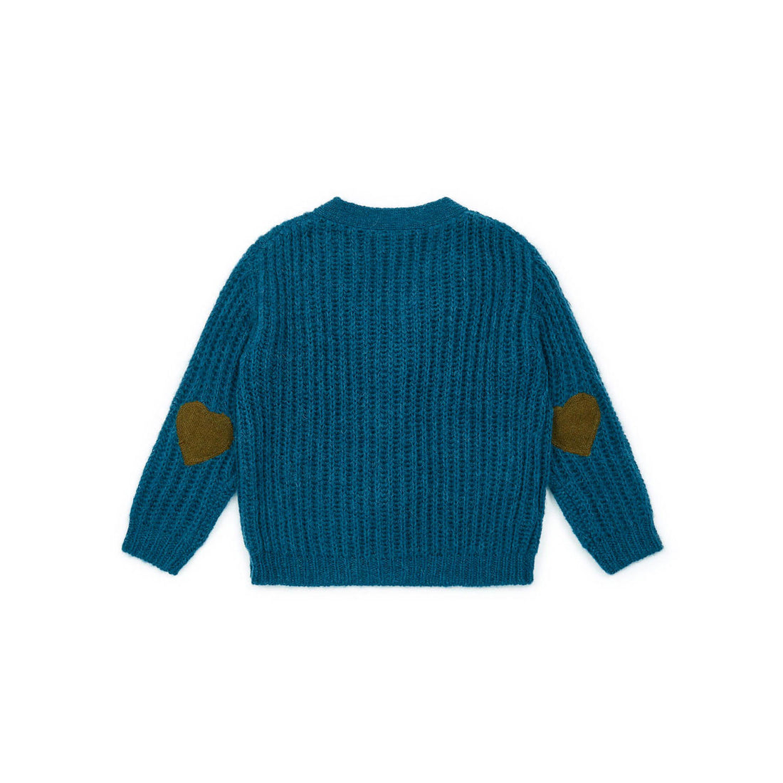Bonton Daddy Duck Ribbed V-neck Cardigan