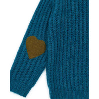 Bonton Daddy Duck Ribbed V-neck Cardigan