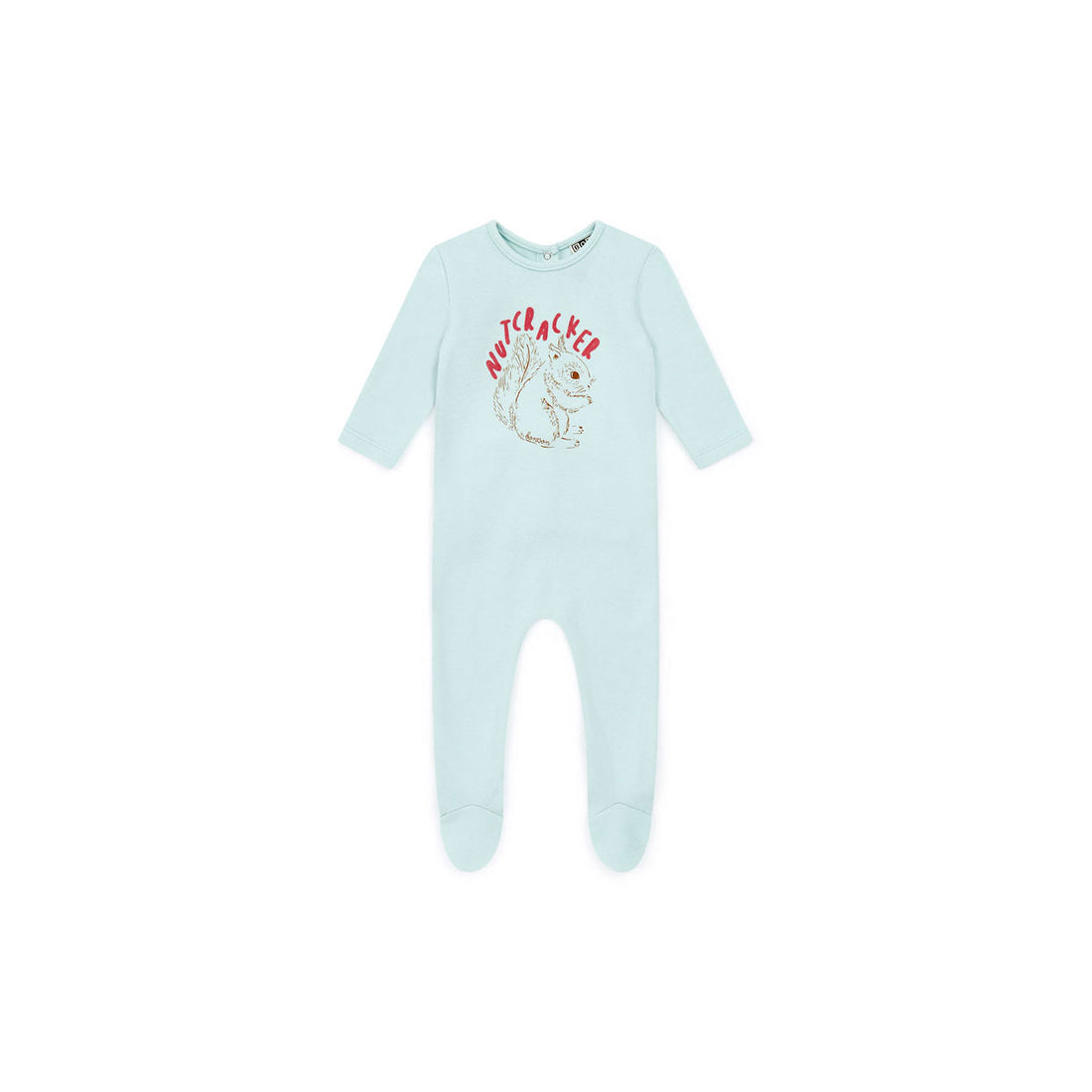 Bonton Snowflake Print Footie