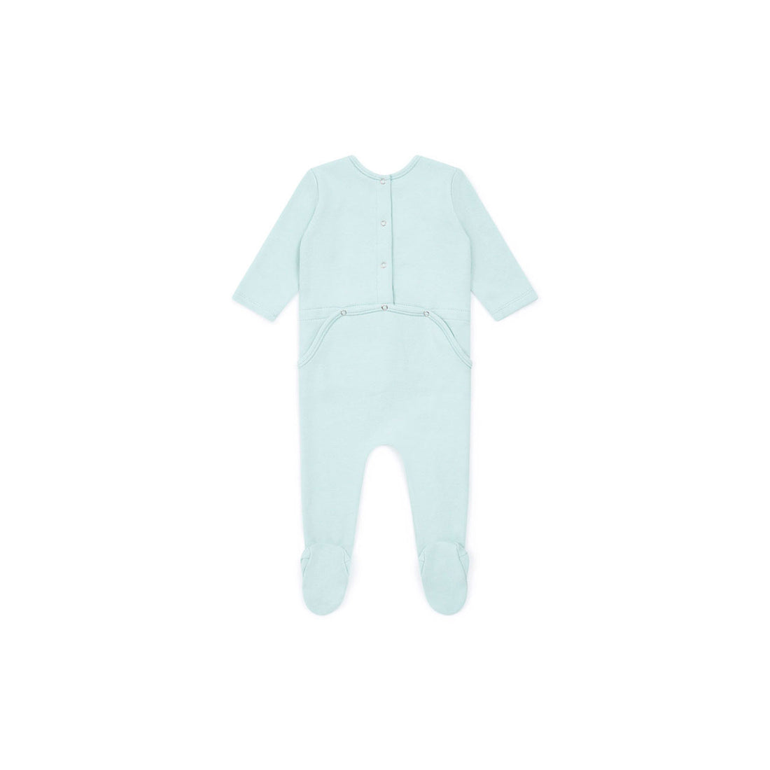 Bonton Snowflake Print Footie