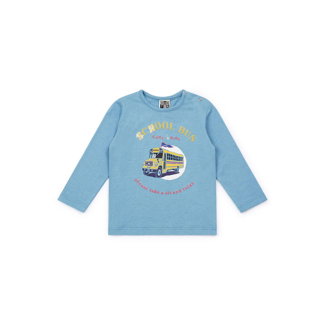 Bonton Blue Sorbonne School Baby Tee