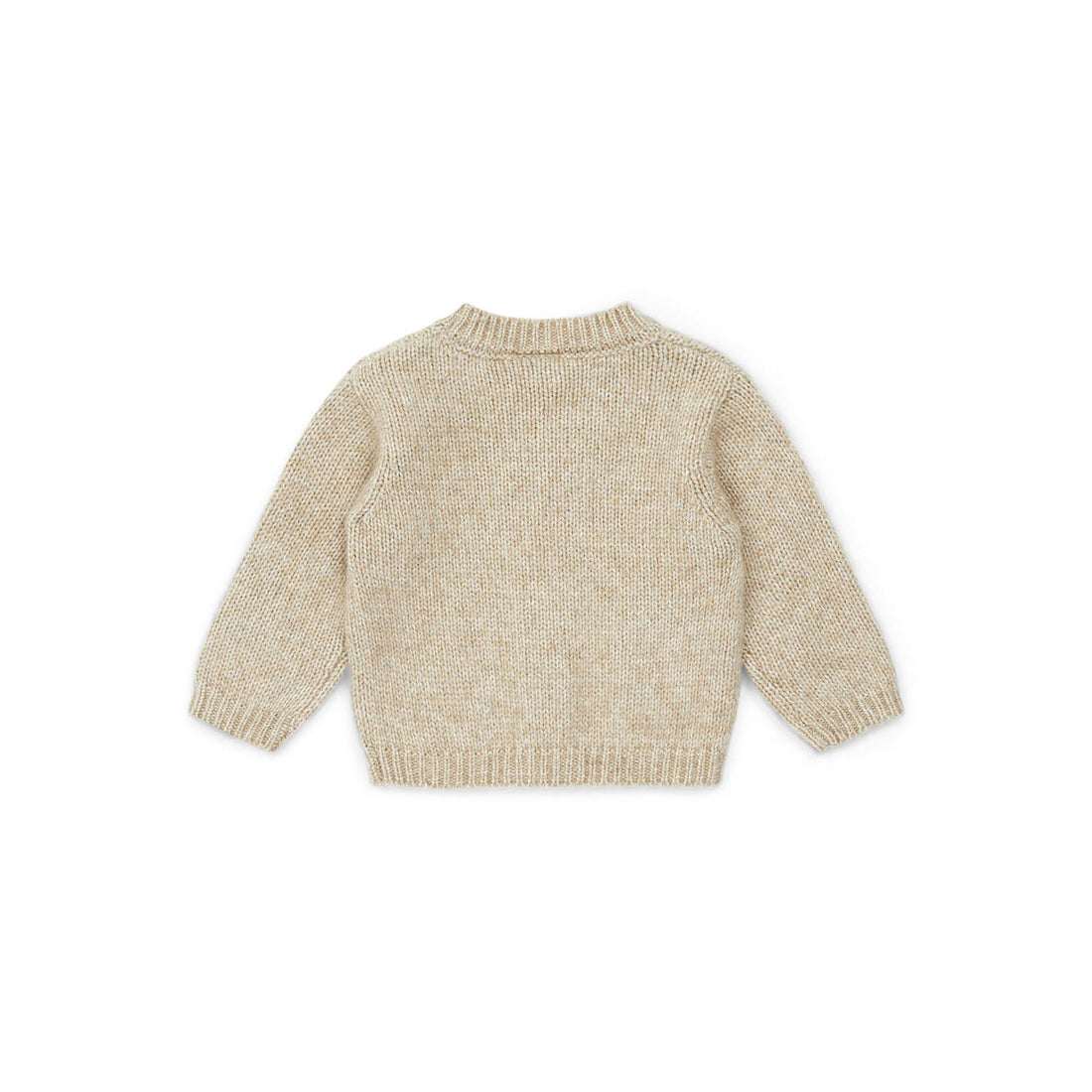 Bonton Beige Chine Baby Cardigan