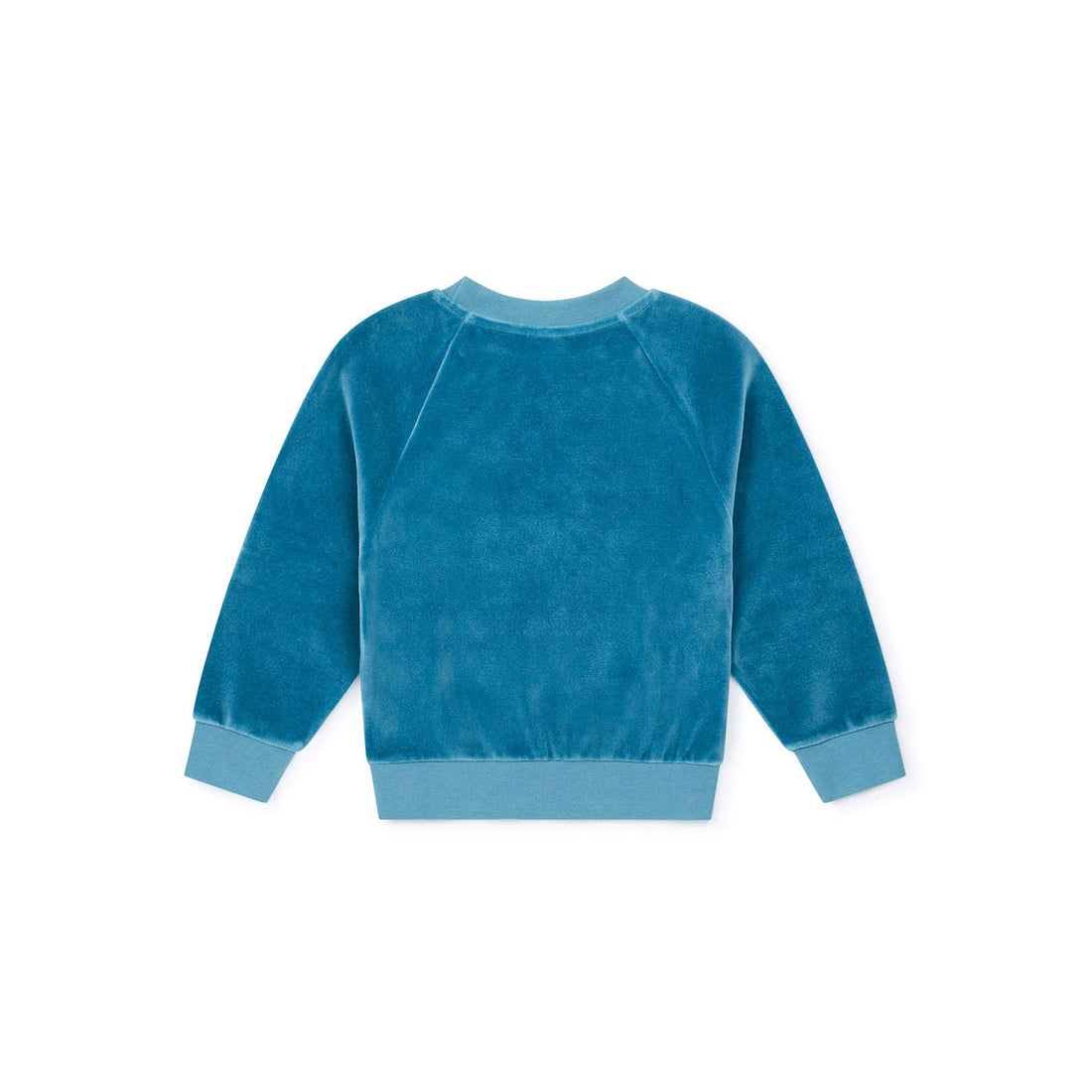 Bonton Blue Sorbonne Velvet Sweatshirt