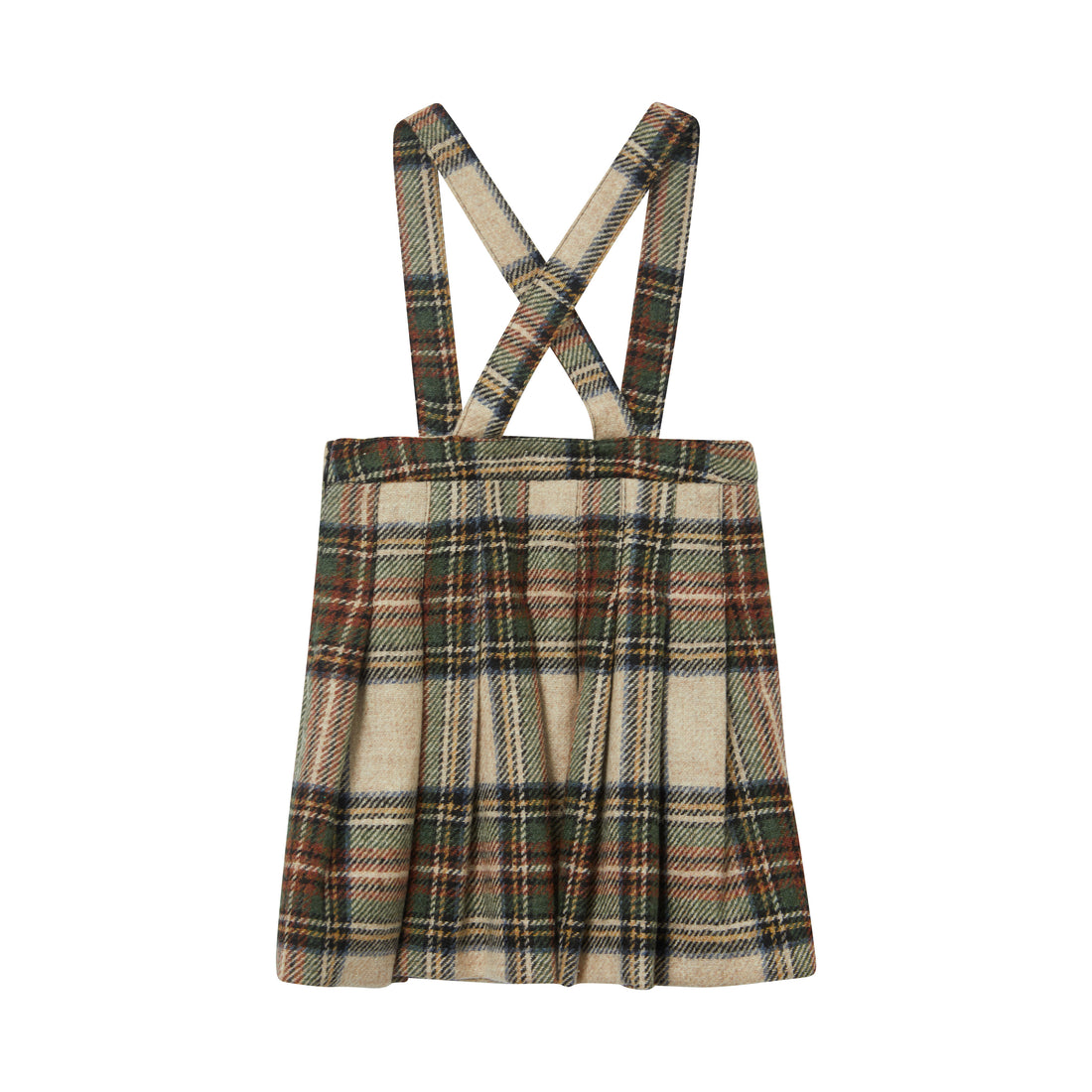 Caramel Gold Check Hedera Skirt