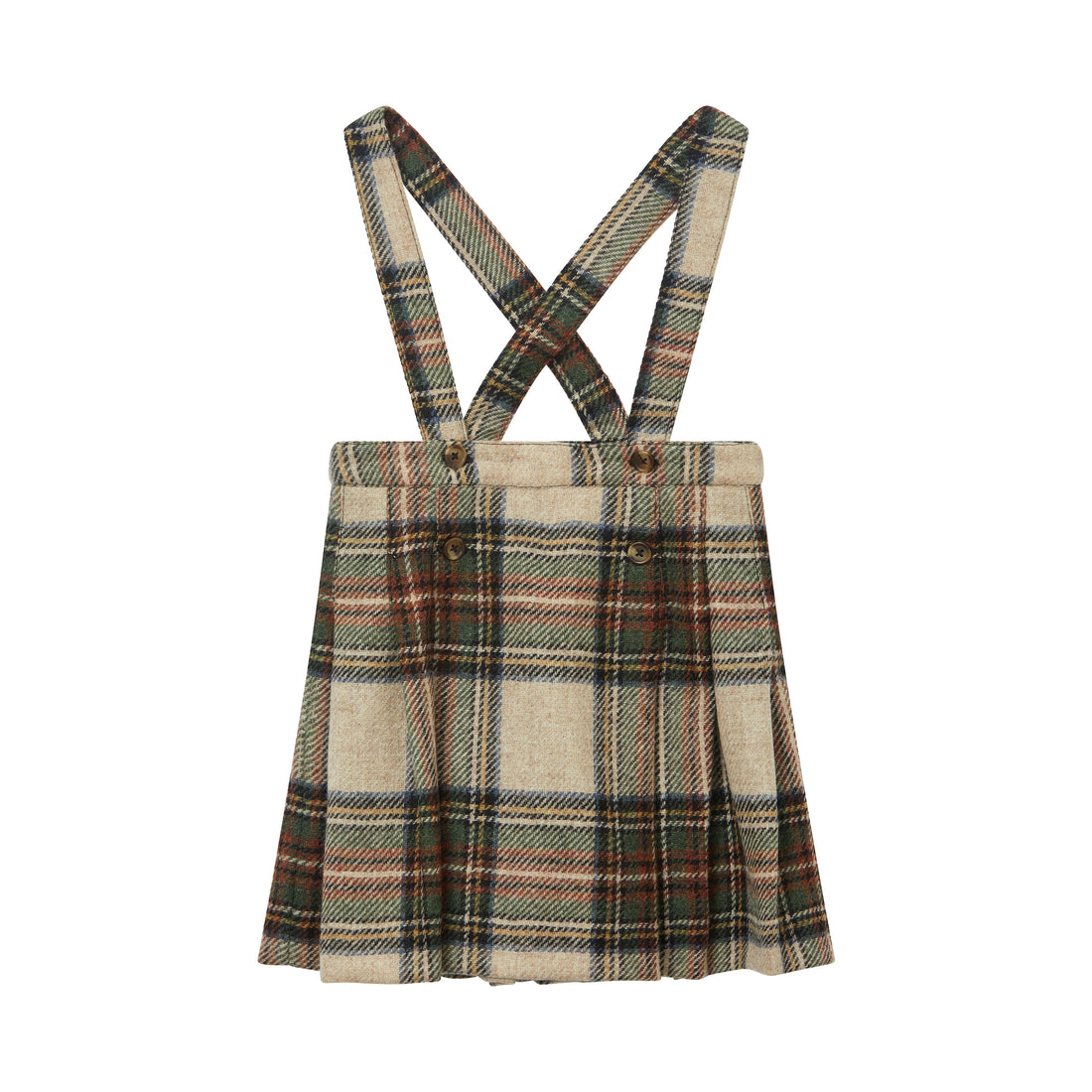 Caramel Gold Check Hedera Skirt