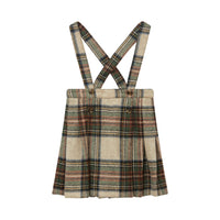 Caramel Gold Check Hedera Skirt