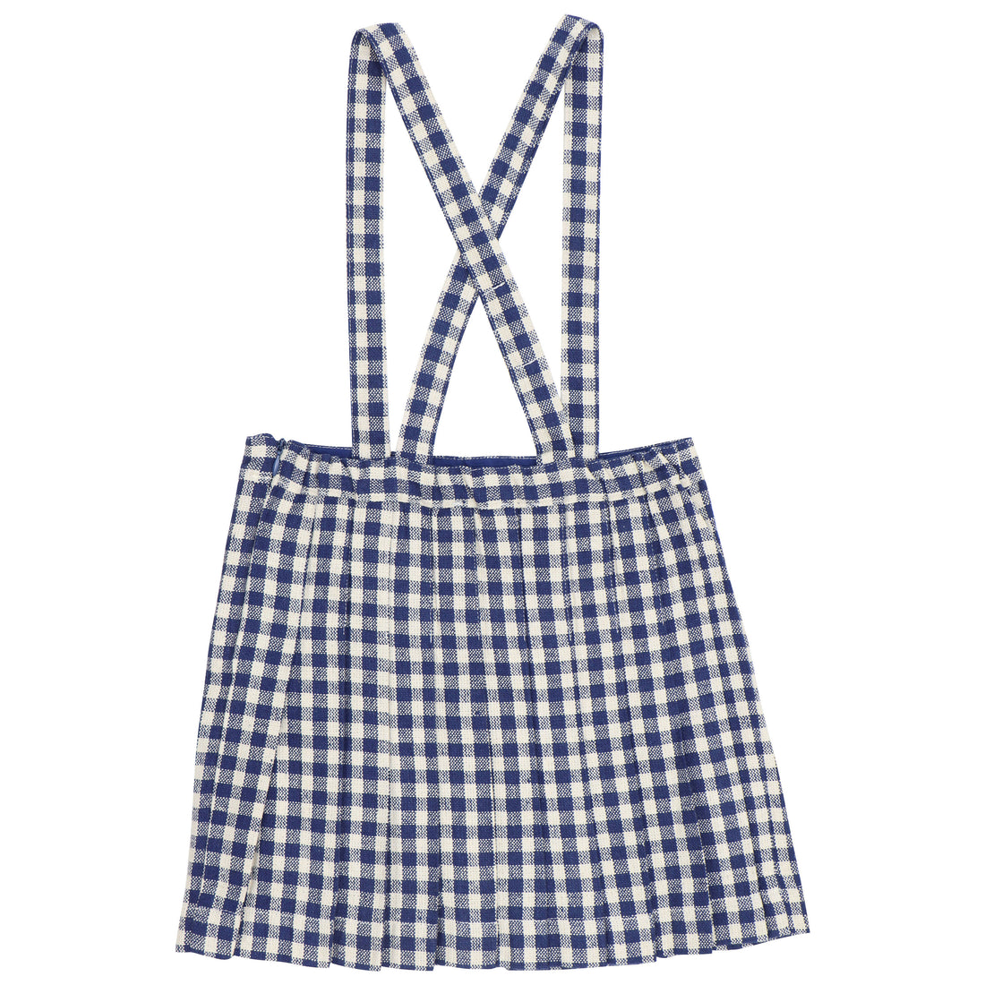 Caramel Navy Check Hedera Skirt