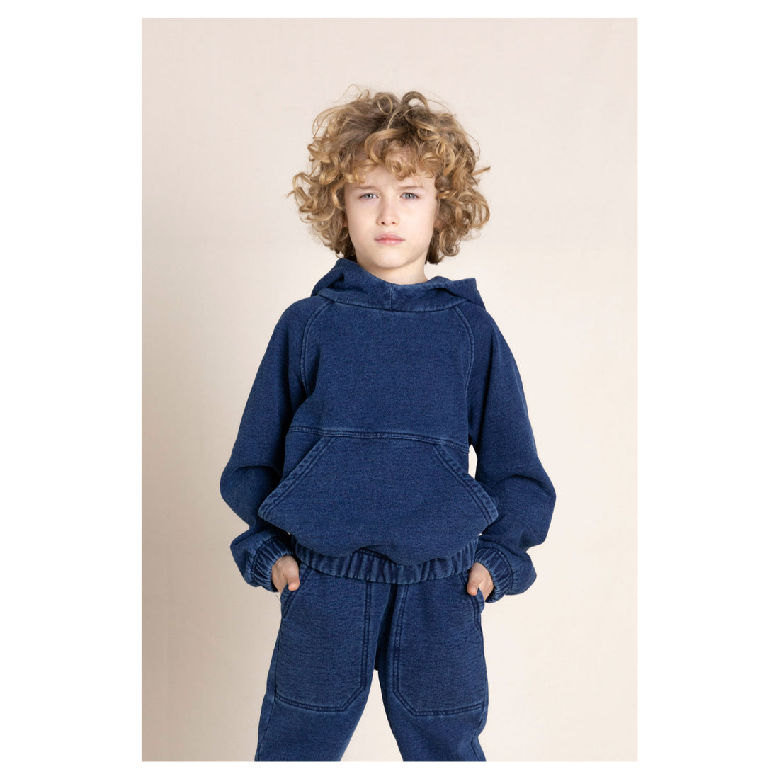 Finger in the Nose Hero Indigo Hoodie