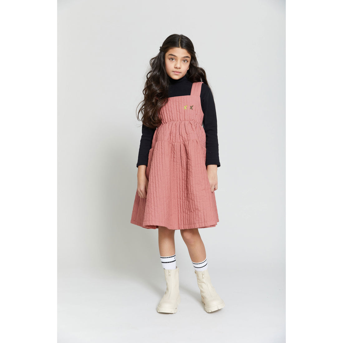 Hey Kid Pink Puffer Dress