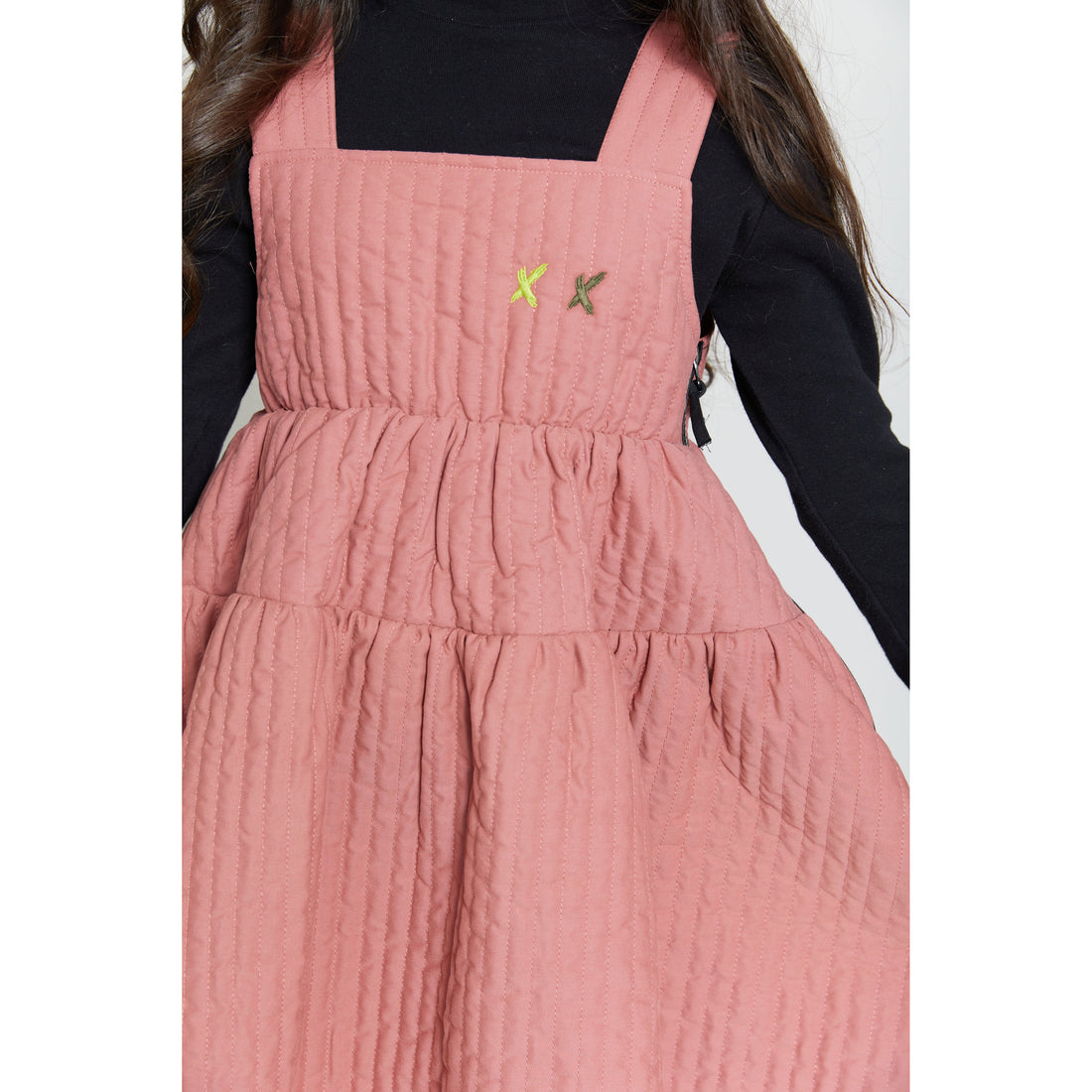 Hey Kid Pink Puffer Dress