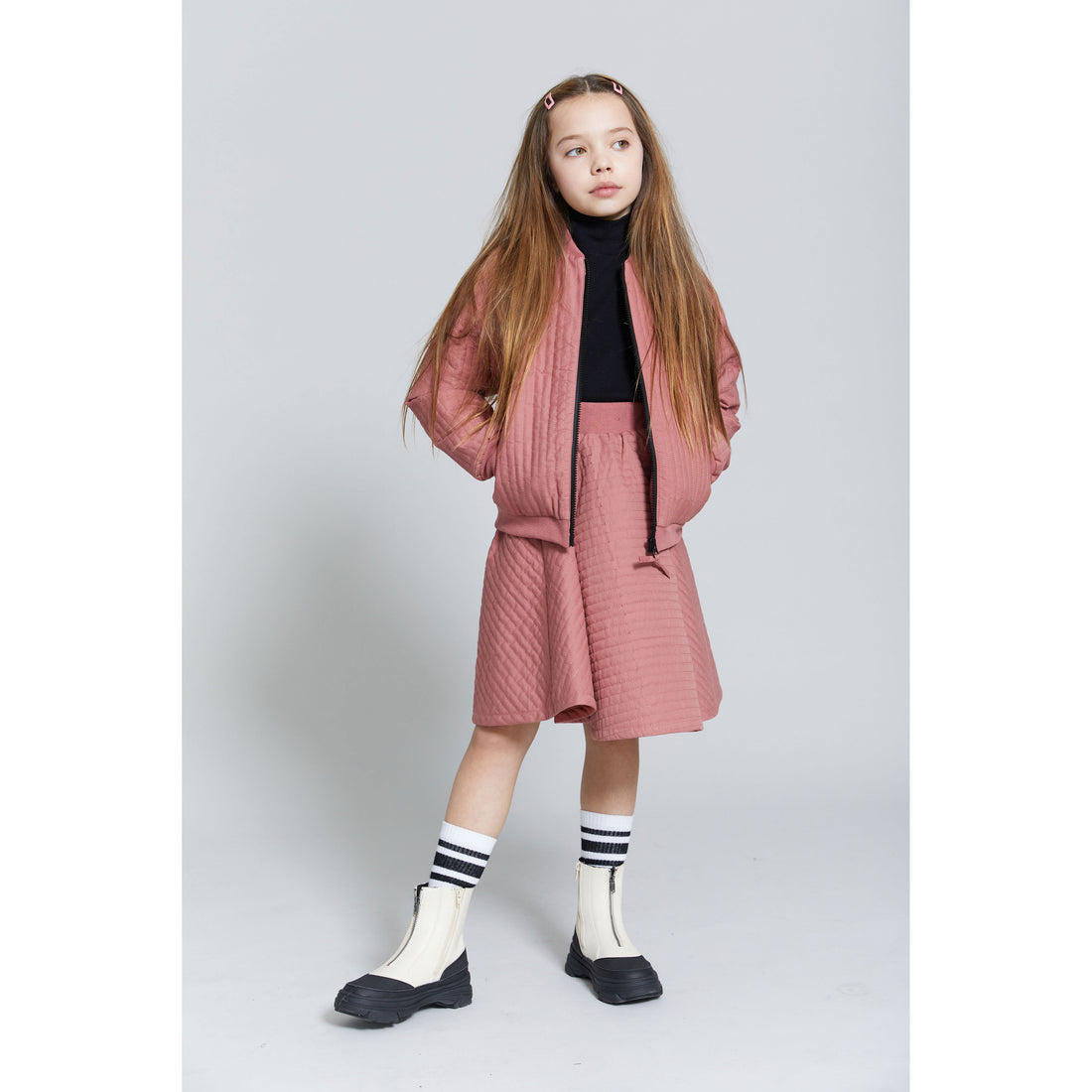 Hey Kid Pink Puffer Skirt