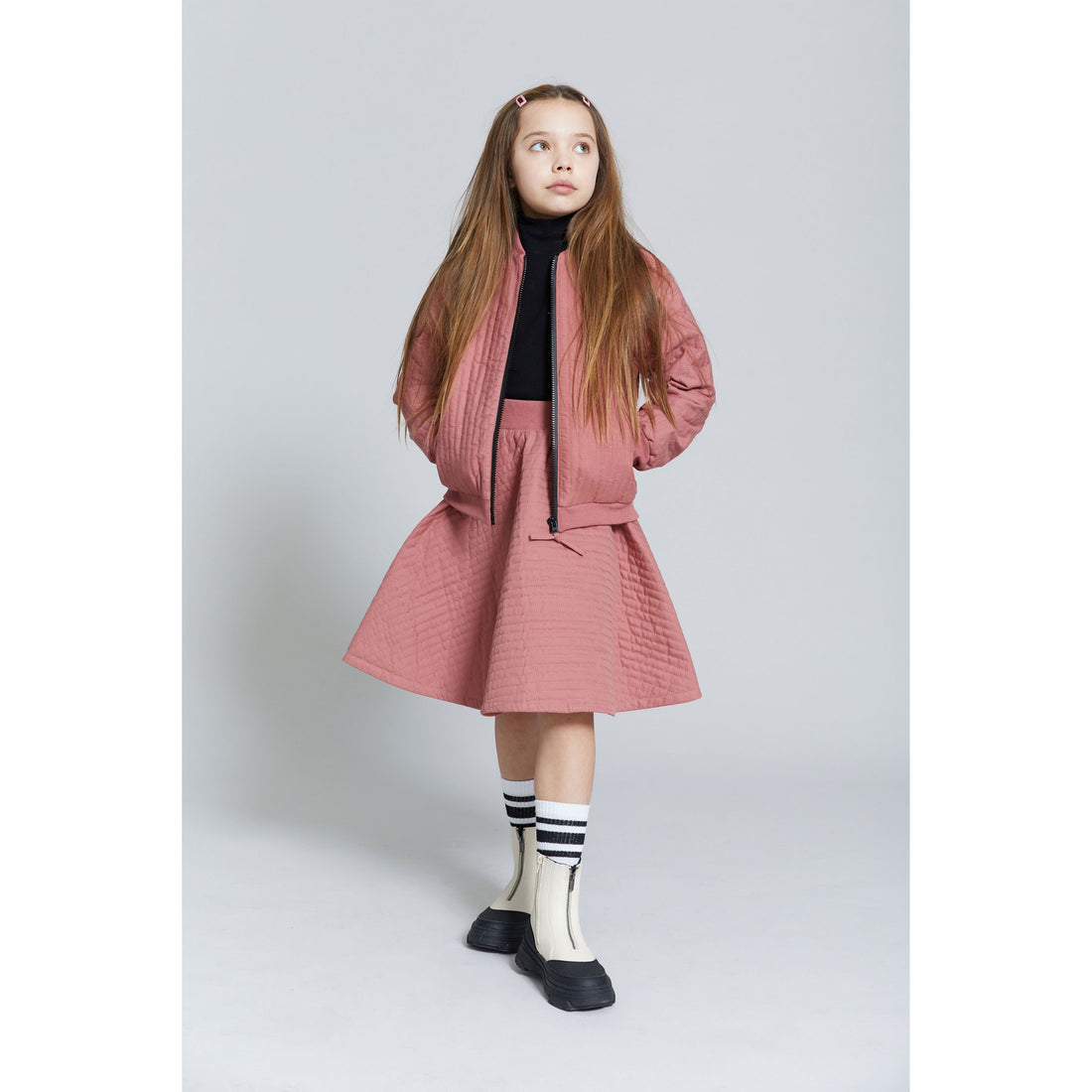 Hey Kid Pink Puffer Skirt