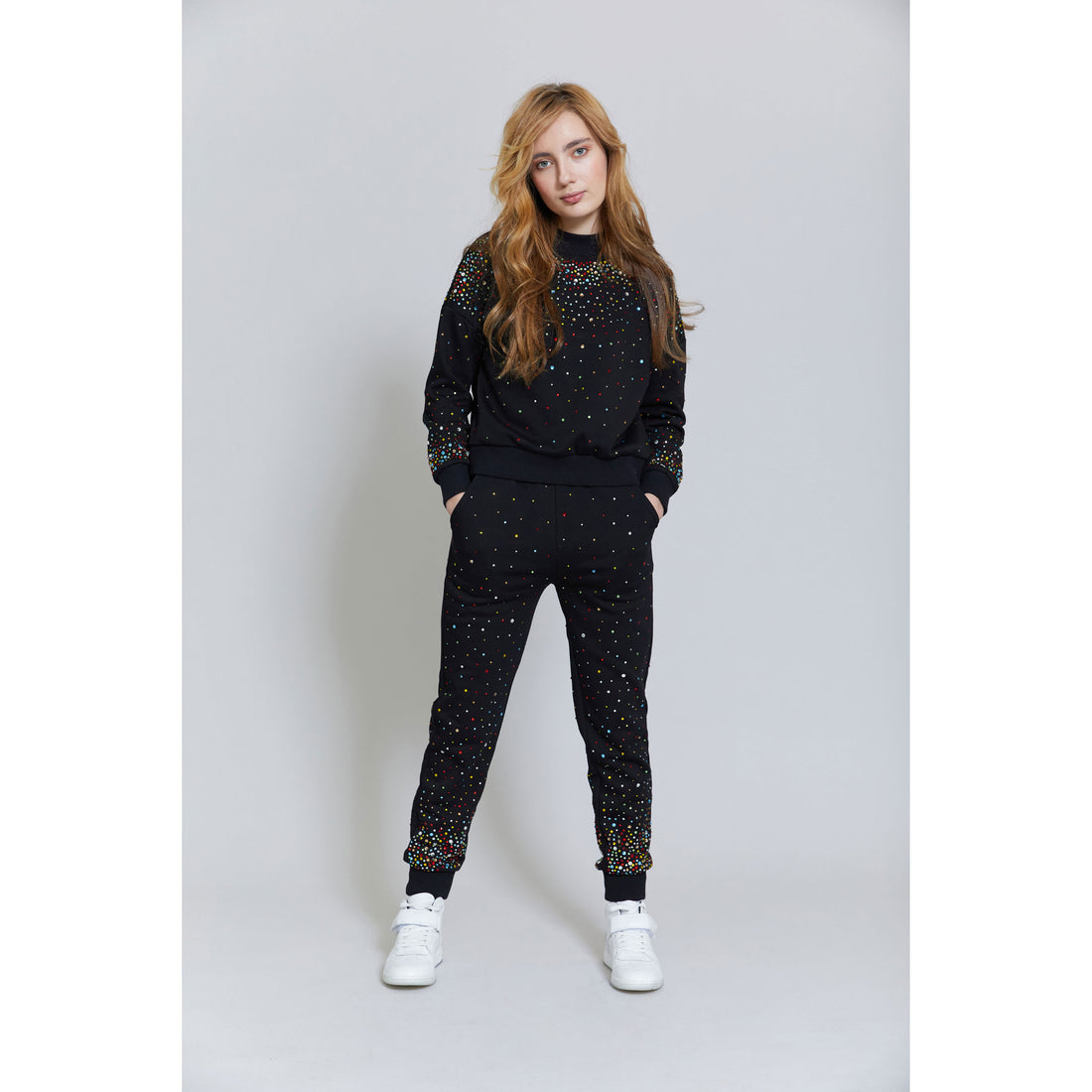 Hey Kid Rhinestone Cluster Top