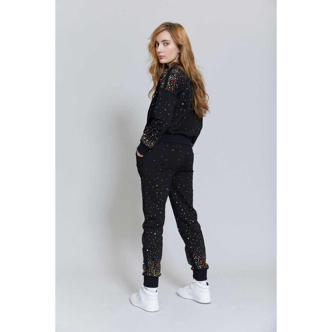 Hey Kid Rhinestone Cluster Pants